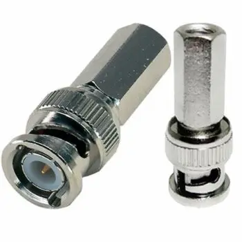 BNC Male Twist-on Connector, RG6